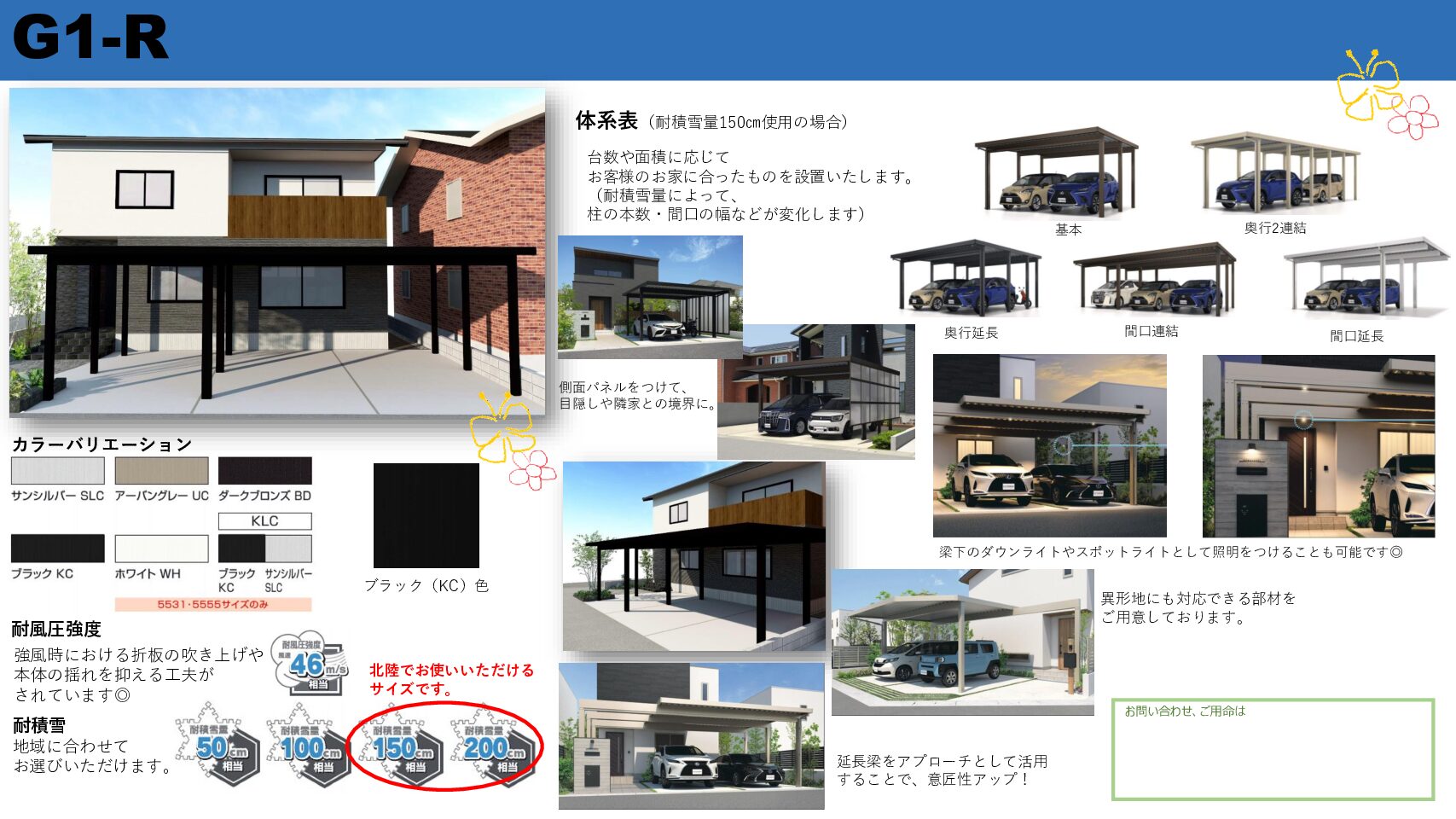 商品提案書「G1-R」